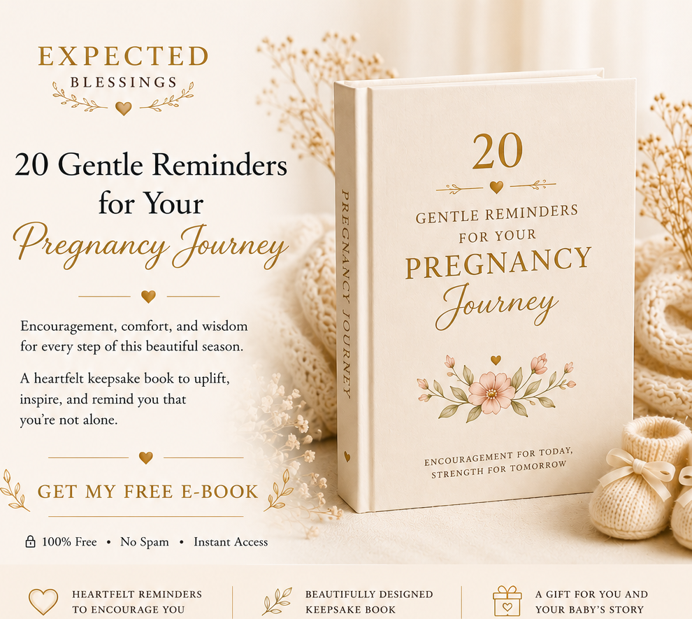20 Gentle Reminders for Your Pregnancy Journey — free ebook cover